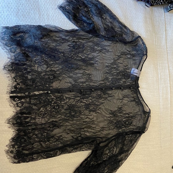 H&M black lace top - Picture 1 of 2